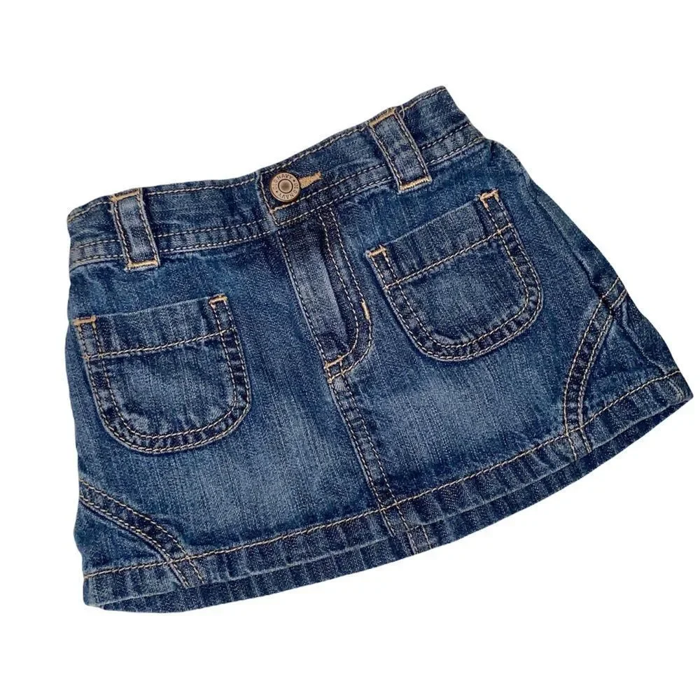 🎀3/$23🎀 old navy toddler jean mini skirt